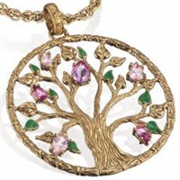 Pendente Julie Julsen Donna Albero Della Vita in Argento Zirconia JJ9212.3